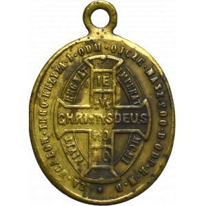 Poland, Medallion Leon XIII 200 indulgences 1901