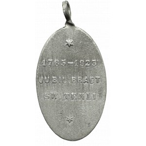 II RP, Medalik Jubileusz bractwa św. Tekli 1923