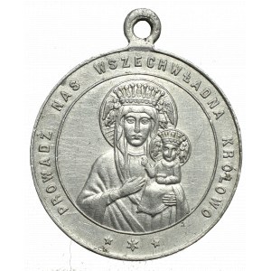 Polska, Medalik z Matką Boską Częstochowską 1905