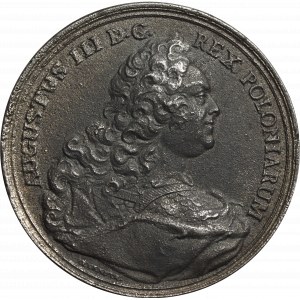 August III Sas, Medal BENE MERENTIBUS (Dobrze Zasłużonym) 1748 - kopia Białogon(?)