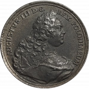 August III Sas, medaila BENE MERENTIBUS (Zaslúžilému) 1748 - kópia Bialogon(?)