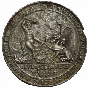 Ladislav IV Vasa, medaile 1637 Gdaňsk