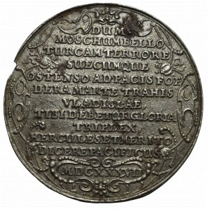 Ladislav IV Vasa, medaila 1637 Gdansk