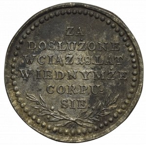 Poniatowski, Medal Za dosłużenie 18 lat w jednym korpusie - kopia Białogon(?)