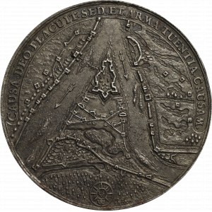 Jan II Kazimierz, Medal zdobycie Twierdzy Wisłoujście 1659 - kopia Białogon(?)