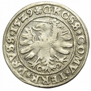 Zikmund I. Starý, groš za pruské země 1529, Toruň - PRVS/PRVSS