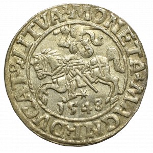 Zygmunt II August, Półgrosz 1548, Wilno - LI/LITVA ARABSKA