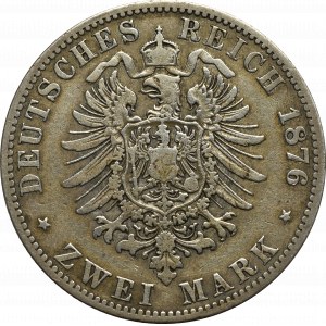 Německo, Prusko, 2 značky 1876 A