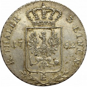 Germany, Preussen, Friedrich Wilhelm II, 1/3 thalet 1792 E
