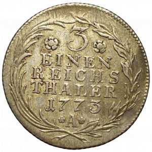 Niemcy, Prusy, Frederick II, 1/3 thaler 1773 A