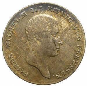 Nemecko, Prusko, Friedrich Wilhelm III, 1/6 thaler 1816, Berlín