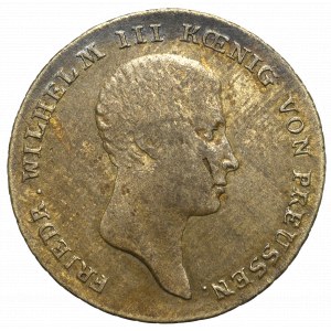 Germany, Prusy, Frederick Wilhelm III, 1/6 thaler 1816 A, Berlin