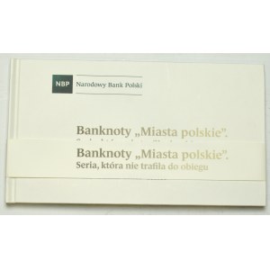 Set of circulating banknotes Cities of Poland 1.03.1990