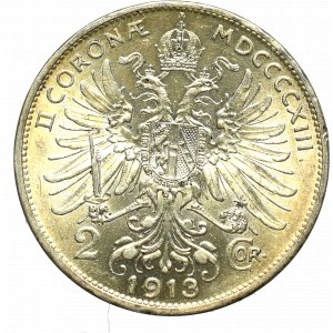 Rakúsko-Uhorsko, 2 koruny 1913