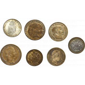 Austria, Zestaw monet niskonominałowych