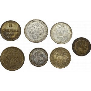 Austria, Zestaw monet niskonominałowych
