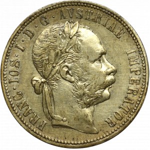 Austria-Hungary, Franz Joseph I, 1 florin 1878