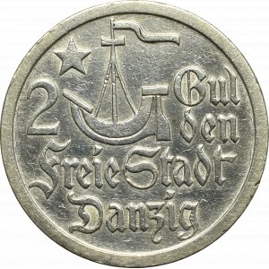 Free City of Danzig, 2 gulden 1923