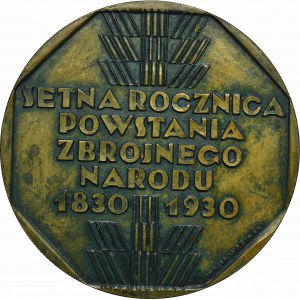 II RP, medaile ke 100. výročí listopadového povstání 1930