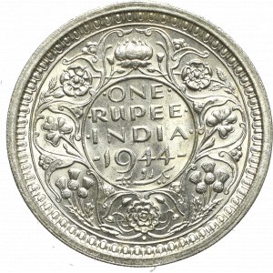 Britisches Indien, 1 Rupie 1944, Bombay