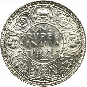 British India, 1 rupee 1944, Mumbay