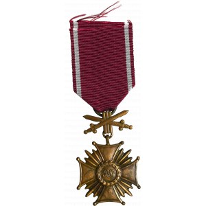 People's Republic of Poland, Bronze Cross of Merit with swords 1944-52 - rare Gorol proj.