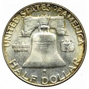 USA, 1/2 dolára 1963