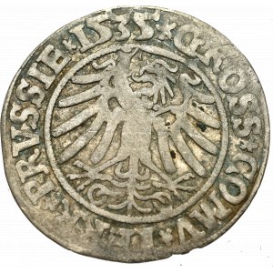 Zikmund I. Starý, groš za pruské země 1535, Toruň - PRVSSIE/PRVSSIE