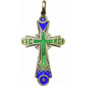 Russia, Kostroma, Enameled cross Ivan Makachev