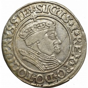 Sigismund I the Old, Grosz for Prussian lands 1534, Torun - PRVSSIE/PRVSSIE
