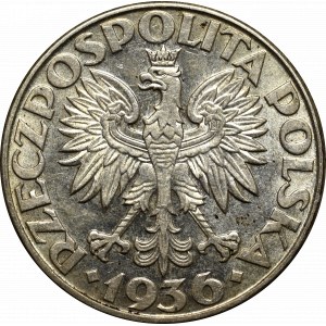 II Republic of Poland, 2 zloty 1936 Ship