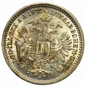 Austria, Franz Joseph, 10 kreuzer 1872