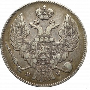 Ruské dělení, Mikuláš I., 30 kopějek=2 zloté 1836 MW