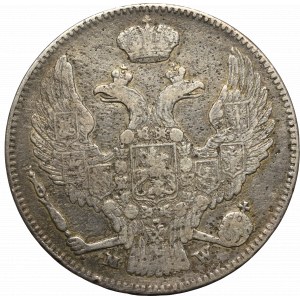 Ruské dělení, Mikuláš I., 30 kopějek/2 zloté 1838 Varšava