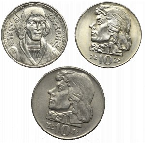 PRL, Zestaw 10 złotych 1960-73