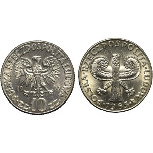 PRL, Zestaw 10 złotych 1965