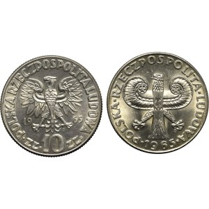 People's Republic of Poland, Set of 10 Gold 1965