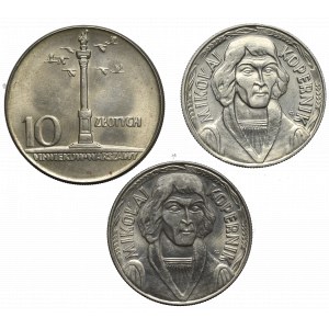 PRL, Zestaw 10 złotych 1965-69