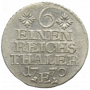 Germany, Preussen, 1/6 thaler 1770