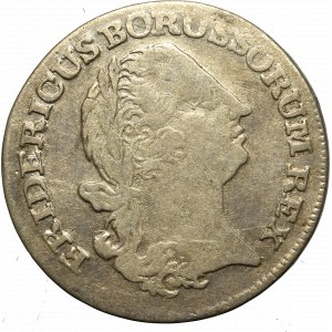 Nemecko, Prusko, 1/6 thalier 1764 A