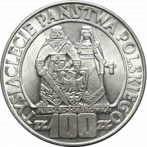 PRL, 100 złotych 1966 Mieszko i Dąbrówka