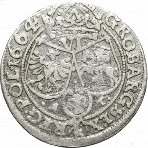 Johannes II. Kasimir, Sechster von 1664, Bromberg - L R/VI