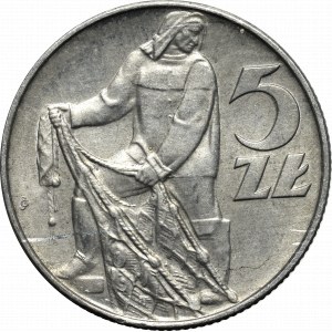 PRL, 5 zlotých 1973 Rybak