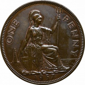 UK, 1 pence 1937