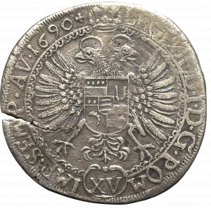 Švajčiarsko, Haldenstein, 15 krajcars 1690