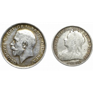 Spojené kráľovstvo, Set Floren 1900 and 1/2 crown 1914