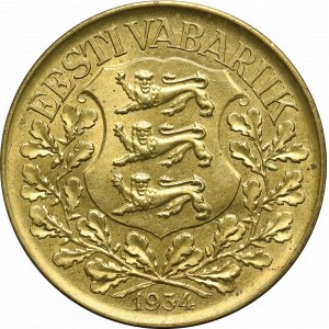 Estonsko, 1 koruna 1934