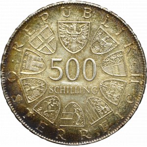 Austria, 500 schilling 1981 Wildgans