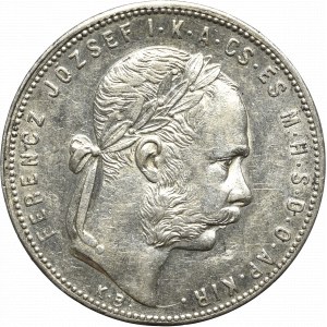 Hungary, Franz Joseph, 1 forint 1880, Kremnitz