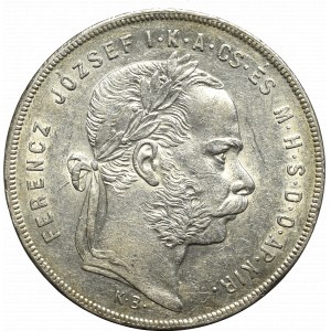 Hungary, Franz Joseph, 1 forint 1879, Kremnitz